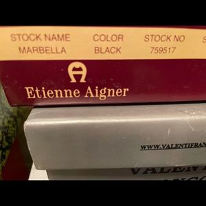 Black peep toe slings